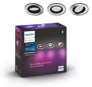 PHILIPS HUE ugradbeni LED downlight CENTURA R. ALUMINIUM 3X4.2W? 8720169318854