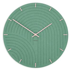 Zidni sat Luxhora Arcadia Mint Green 9 boja kazaljki