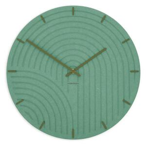 Zidni sat Luxhora Arcadia Mint Green 9 boja kazaljki