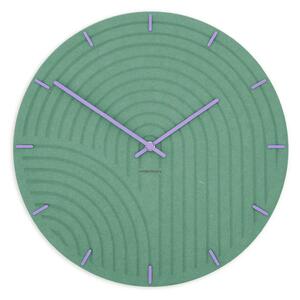 Zidni sat Luxhora Arcadia Mint Green 9 boja kazaljki
