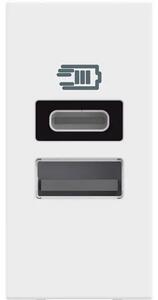 CLASSIA USB UTIČNICA TIP A + TIP C/3A 1M BIJELA RW4191AC