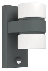 VANJSKA ZIDNA LAMPA 2xLED 2X6W, ALU GUS/ANTRACIT ATOLLARI 96276