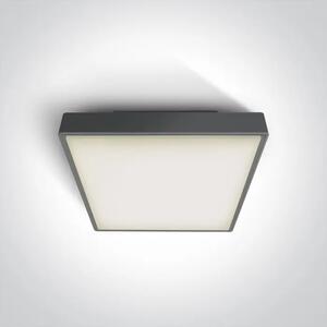 PLAFONJERA LED 2×E27/18W/PLC/230V IP65 ANTRACIT DM67282EA/AN