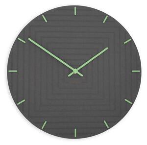Zidni sat Luxhora Arcantra Black 9 boja kazaljki