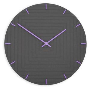 Zidni sat Luxhora Arcantra Black 9 boja kazaljki
