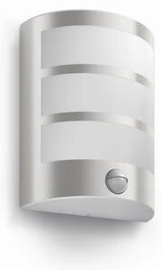 ZIDNA SVJETILJKA PYTHON SA SENZOROM LED 6W/600lm/2700K/IP44/INOX 17324/47/16