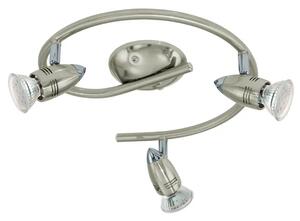 REFLEKTOR 3xLED GU10 3X3W, 3X240lm, G-FORMA, NIKL-MAT/KROM, MAGNUM LED 92643
