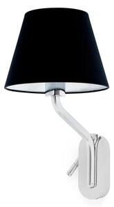 ETERNA CHROME ZIDNA SVJETILJKA E27 15W WITH RIGHT READER FR24006-12