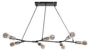 BRANWEN VISILICA E27 7X MAX 25/MAT CRNA/IP20 RA72027