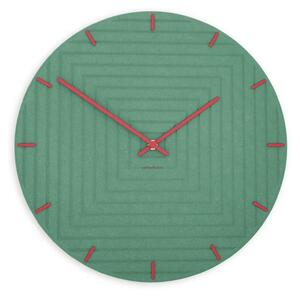 Zidni sat Luxhora Arcantra Mint Green 11 boja kazaljki