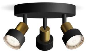 CONDUIT REFLEKTOR 3X5W OKRUGLI GU10 CRNA/BAKRENA 8720169299955