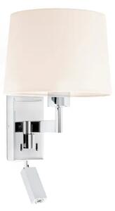 ARTIS CHROME ZIDNA SVJETILJKA WITH READER BEIGE SHADE FR68493-02