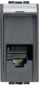 UTIČNICA 1M TELEFONSKA RJ11 ANTHRACITE L4258/11N