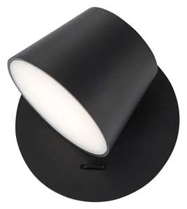 AMADEO ZIDNA LAMPA LED 6 WattW/3000K/528lm/IP20/CRNA NL8223602