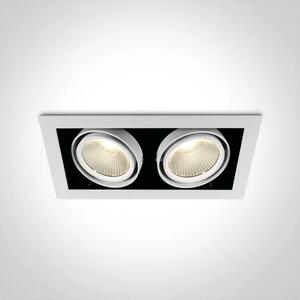 UGRADBENA SVJETILJKA LED/2×30W/3000K/2700lm/38°/230V DM51230/W/W