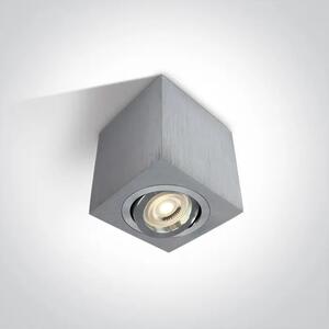 NADGRADNI REFLEKTOR GU-10/50W/220V ČETVRTASTI ALUMINIJ DM12105AC/AL