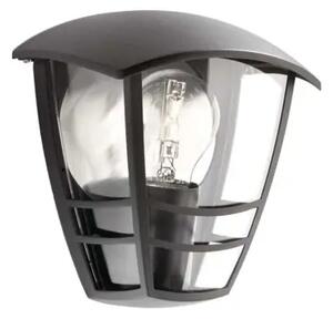 ZIDNA SVJETILJKA CREEK E27/60W/230V/IP44/CRNA 15387/30/16