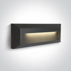VANJSKA ZIDNA SVJETILJKA LED 2W/2700K-3300K-4000K/75lm/IP65 ANTRACIT DM67388C/AN/V