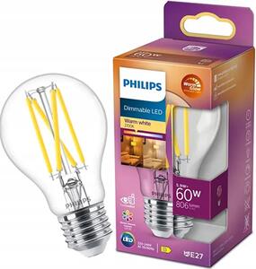 LED CLASSIC ŽARULJA PHILIPS 60W A60 E27 CL WGD90 SRT4 8719514323834