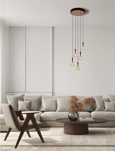 PALUZ VISILICA LED/3000K/30W/1558Lm/CRNA & ROSE GOLD NL9186965