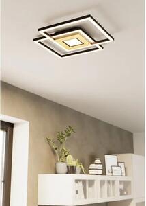 PLAFONJERA 3x LED 2X17W, 4,2W, SA DALJINSK. DRVO/CRNO/BIJELA MARINELLO 1 901742