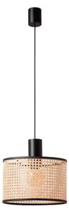 MAMBO BLACK VISILICA E27 fi320*213fi320 RATTAN L FR64315-48