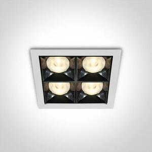 UGRADBENA SVJETILJKA LED 16W WW 38deg IP20 230V BIJELA DM50406B/W/W