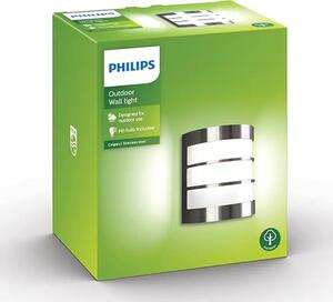 Calgary PHILIPS ZIDNA SVJETILJKA 1x60W 230V INOX 8718696176757