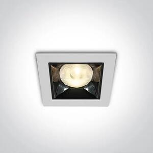 UGRADBENA SVJETILJKA LED/6W/3000K/480lm/38°/230V IP20 BIJELA DM50106B/W/W