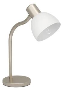 STOLNA LAMPA 1xE14, NIKL MAT/BIJELA MACERE 901061