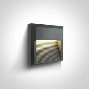 VANJSKA ZIDNA LED SVJETILJKA 8W CCTV DARK LIGHT IP65 ANTRACIT DM67430A/AN/V