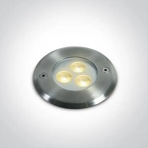 UGRADBENA VANJSKA PODNA SVJETILJKA LED 3x1W WW SS316 IP68 24V DM69066A/W