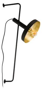WHIZZ BLACK/GOLD ZIDNA SVJETILJKA 1XE27 FR20165-95