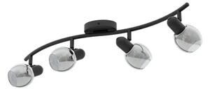 REFLEKTOR 4xE14, CRNI/ZADIMLJENO STAKLO POLLICA 98626