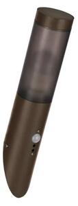 VANJSKA ZIDNA LAMPA 1xE27 SA SENZOROM, CRNA/PROZIRNO CRNA HELSINKI 900985