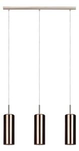 VISILICA 3xE27 NIKL-MAT/BRONCA PROZIRNO SELVINO 98699