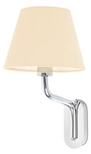 ETERNA CHROME ZIDNA SVJETILJKA E27 15W BEIGE SHADE FR24005-11