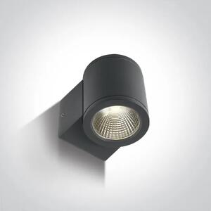 ZIDNA LED SVJETILJKA 6W/3000K/230V/IP54 ANTRACIT DM67138E/AN/W