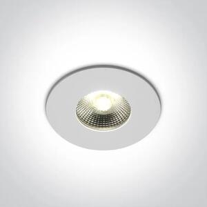 UGRADBENA SVJETILJKA LED/6W/3000K/500lm/40°/350mA IP65 BIJELA VATROOTPORNA DM10106PF/W