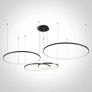 VISILICA 4x CRNI PRSTEN 40cm/60cm/80cm/100cm 100W WW IP20 230V DIMMABLE DM63150C/B/W
