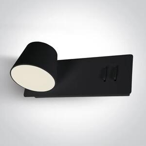 ZIDNA SVJETILJKA LED 6W+4W WW IP20 230V LIJEVA DM65147/B/W
