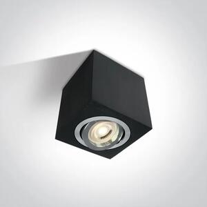 NADGRADNI REFLEKTOR GU-10/50W/220V ČETVRTASTI CRNI DM12105AC/B