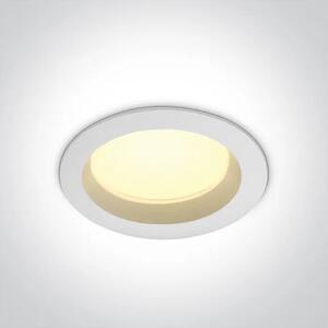 UGRADBENA SVJETILJKA LED/18W/3000K/1300lm/90°/fi.170mm/240V IP54 BIJELA DM10118B/W/W
