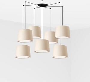 CONGA BLACK VISILICA fi500*350*fi450 BEIGE LAMPS FR64314-55-7L
