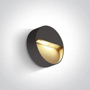 ZIDNA SVJETILJKA LED 3W/200lm/3000K/fi.10cm/ANTRACIT DM67359/AN/W
