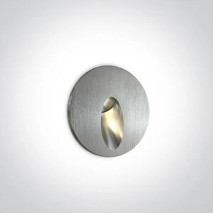 UGRADBENA ZIDNA SVJETILJKA LED/3W/IP54+DRIVER ALUMINIJ DM68030/AL/W