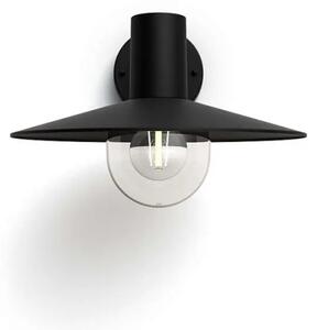 SKUA ZIDNA SVJETILJKA 1×E27/42W/240V IP44 CRNA 17382/30/PN