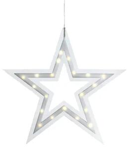 KVILLE VISILICA ZVIJEZDA BIJELA 40 cm 20/DIOD/LED/3m MA704101