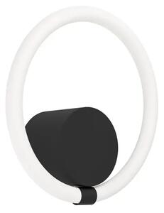 ZIDNA LAMPA 1xLED 11,5W, CRNA/BIJELI PRSTENI CARANACOA 900564