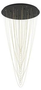 VISILICA/8, LED 8X5,4W, PROM 780, CRNA/ZLATO TREPUCO 390355